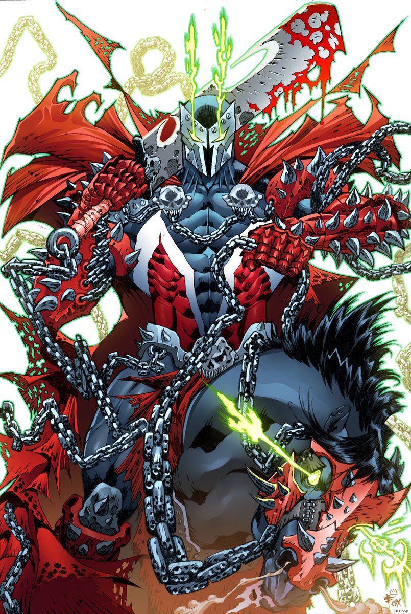 Pressinator's tweet photo. Presenting Medieval Spawn by @MFoccillo & me🎨
I hope you all like it.
Open for color commissions. RTs are appreciated😃
#imagecomics #spawn #medievalspawn #spawnverse #commissions #commissionsopen #comics https://t.co/wOQ4pV8ijG