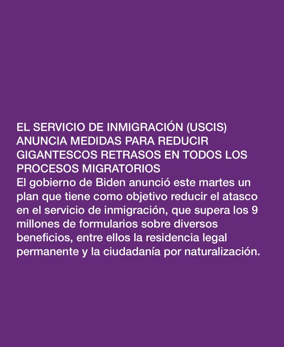Gabrielaareval's tweet photo. #USCIS Anuncia medidas para reducir gigantescos retrasos en todos los procesos. https://t.co/deYQ6luN8T