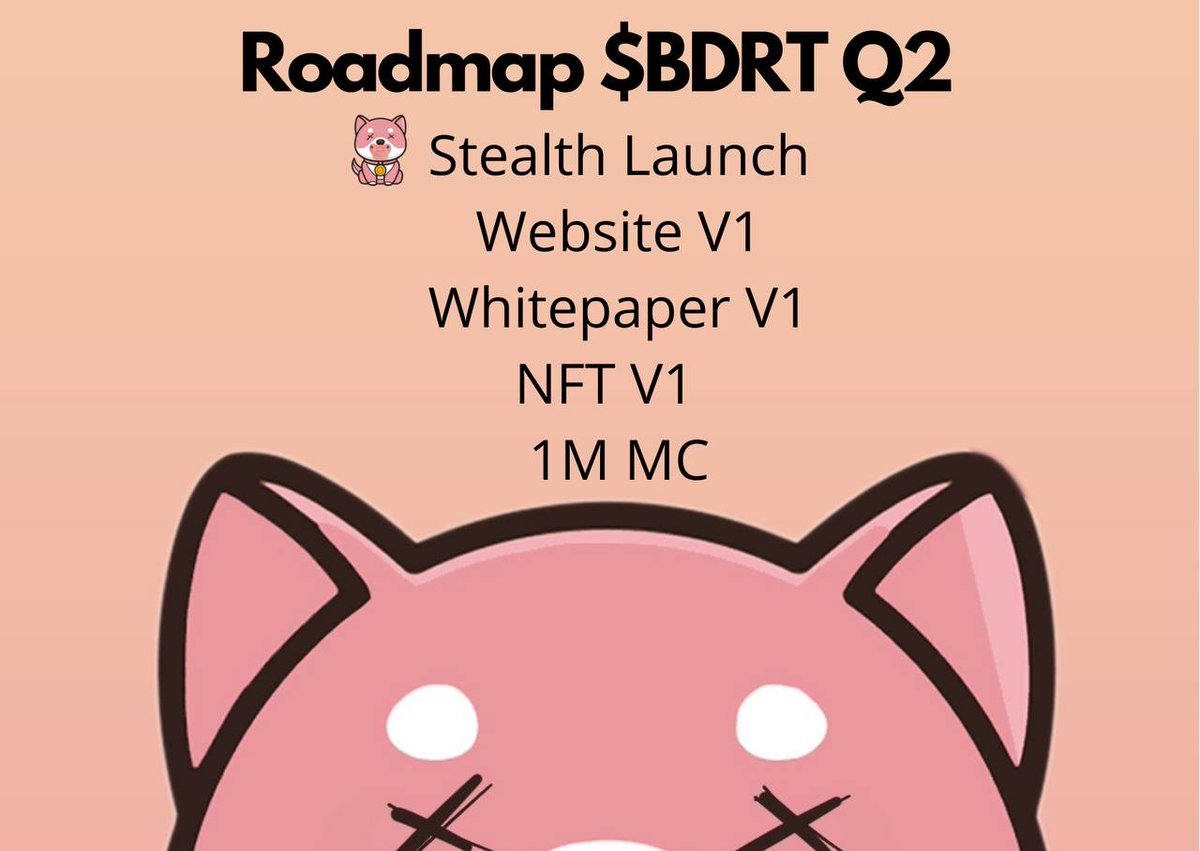 mourikschilder's tweet photo. @BDRtoken roadmap
Its starting to take shape #BabyDoge #Babydogereflectiontoken #bdrt $bdrt https://t.co/mm6TyUj06F
