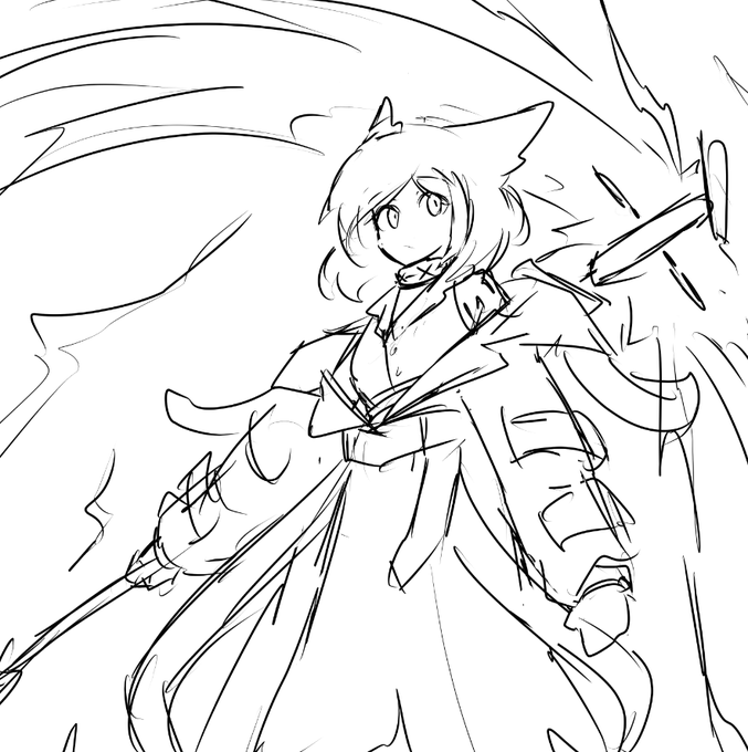 Having art block again, tried to draw but it doesn't look good 💀I'll see you in the next month 👋 
