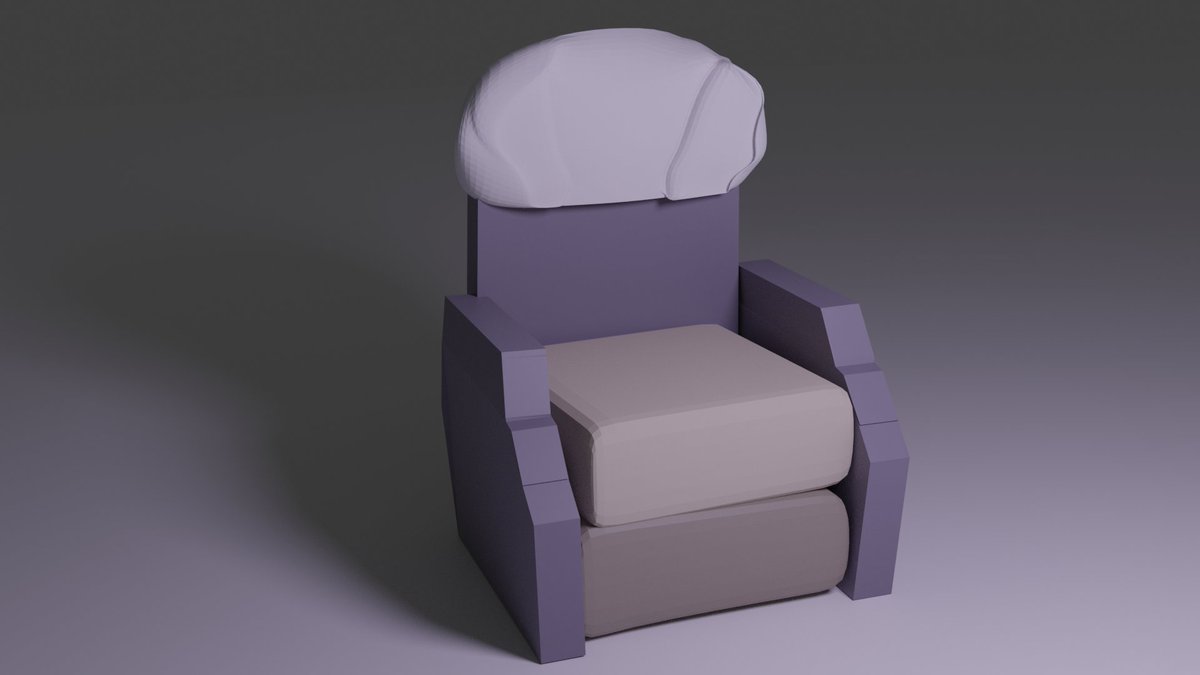 _Area_minecraft's tweet photo. #blender で3Dやってみました。
椅子は座ってクッションがズレた感じ♪
りんごも光を工夫してみた。 https://t.co/ee3OGB8w26