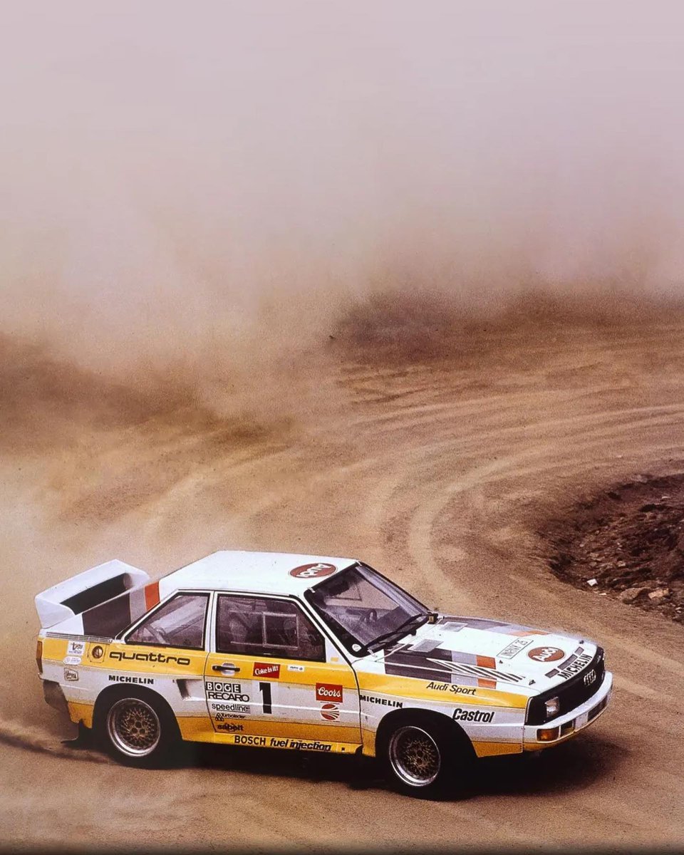 Decal audi quattro sport e2 michelle mouton rally ulster 1985 DNF 01 