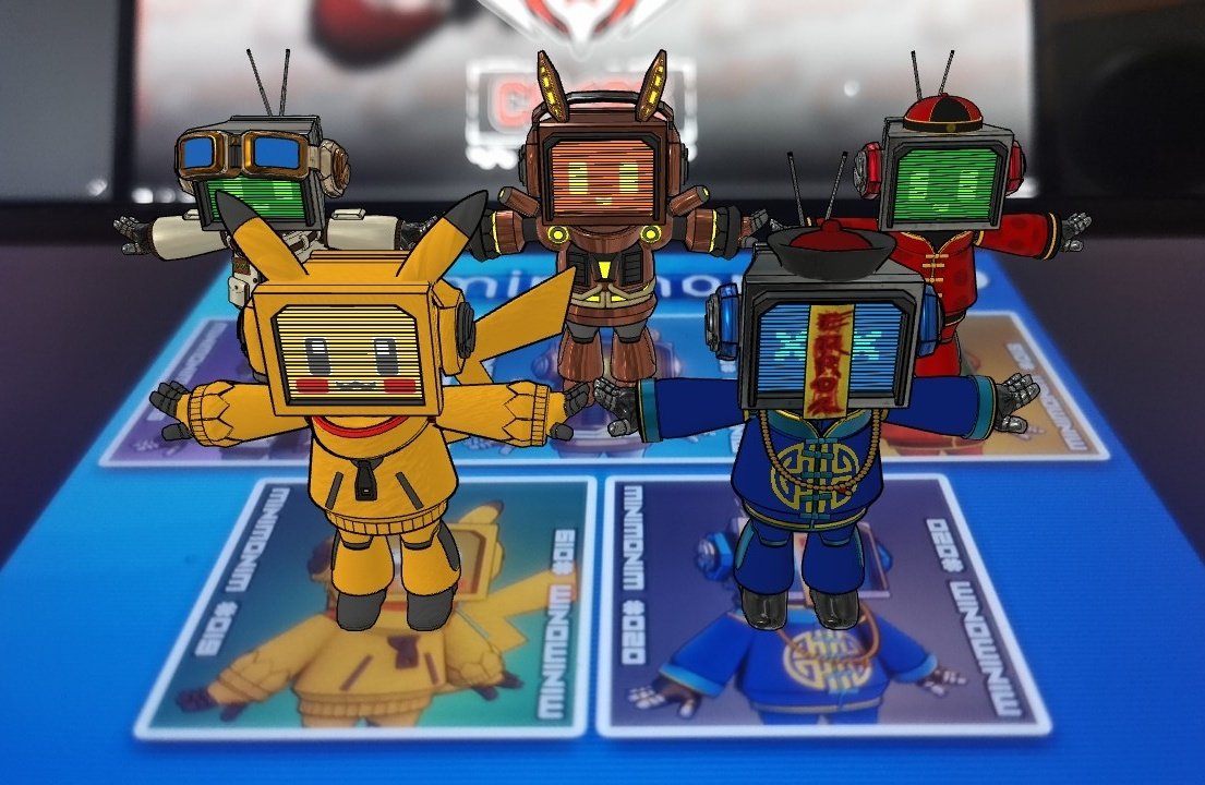 LuquChaos's tweet photo. GM GA guys, MiniMoniM AR NFT batch 3 and 4 are still available for only 0.1 BNB each.
https://t.co/eiSReish3X https://t.co/M6XLHx7Q72