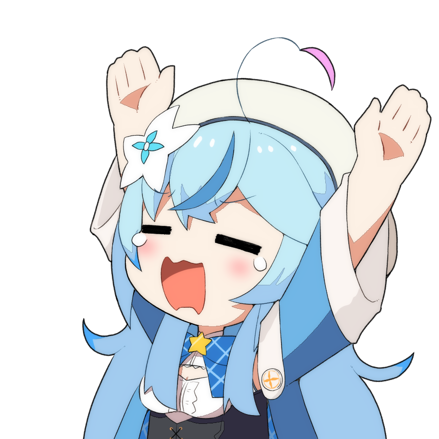 雪花ラミィ 「ラミィちゃん単体 」|honmirinのイラスト