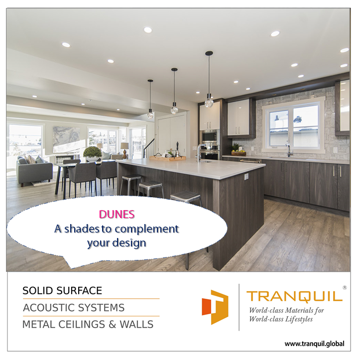 Dunes is a high-quality #solidsurface that comes in a range of colors and finishes.

Call:18001234998
Email:info@tranquil.global
Visit: lnkd.in/ficKPQK

#dunes #AcrylicSolidSurface #countertops #chemicalresistant #architecture #interiordesign #architectofindia #interiors