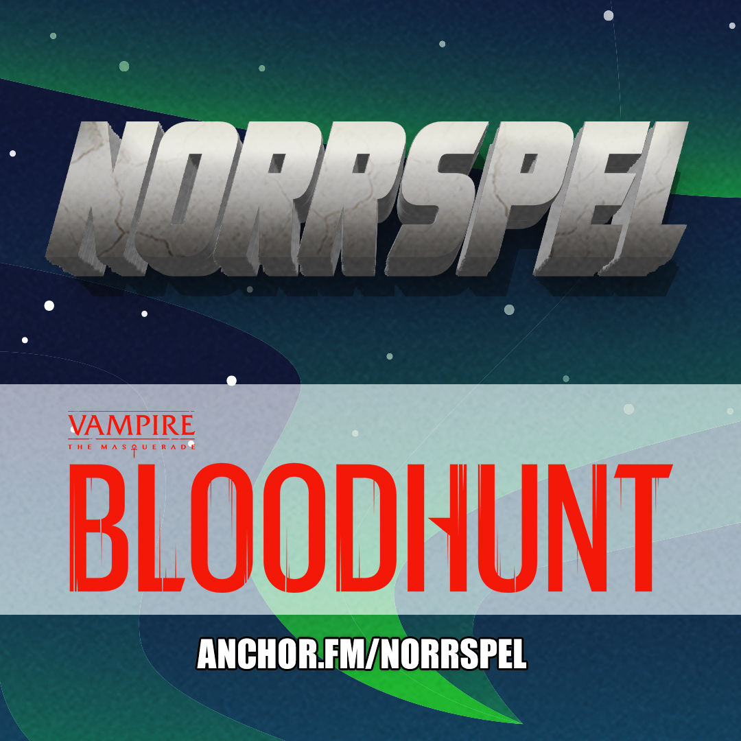 norrspel's tweet image. Rykande färskt poddavsnitt där vi snackar om helgens spel: #Bloodhunt . Vi snackar om den strategiska utskåpningen vi får av @Combatglue och vad vi tycker om spelet. @SharkmobGames  Tack för många roliga timmar! Ser fram mot kommande release 🤩
anchor.fm/norrspel/episo…