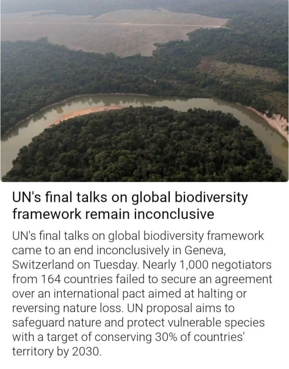 SadhguruJV's tweet photo. Disappointing. If we cannot preserve at least 30% of our lands for other Life to flourish, Humanity is on the path to self-destruction. A missed opportunity that could cost us dearly. -Sg @UNBiodiversity @IUCN @UNCCD @UNEP #SaveSoil @cpsavesoil https://t.co/RAyCbEQCSL
