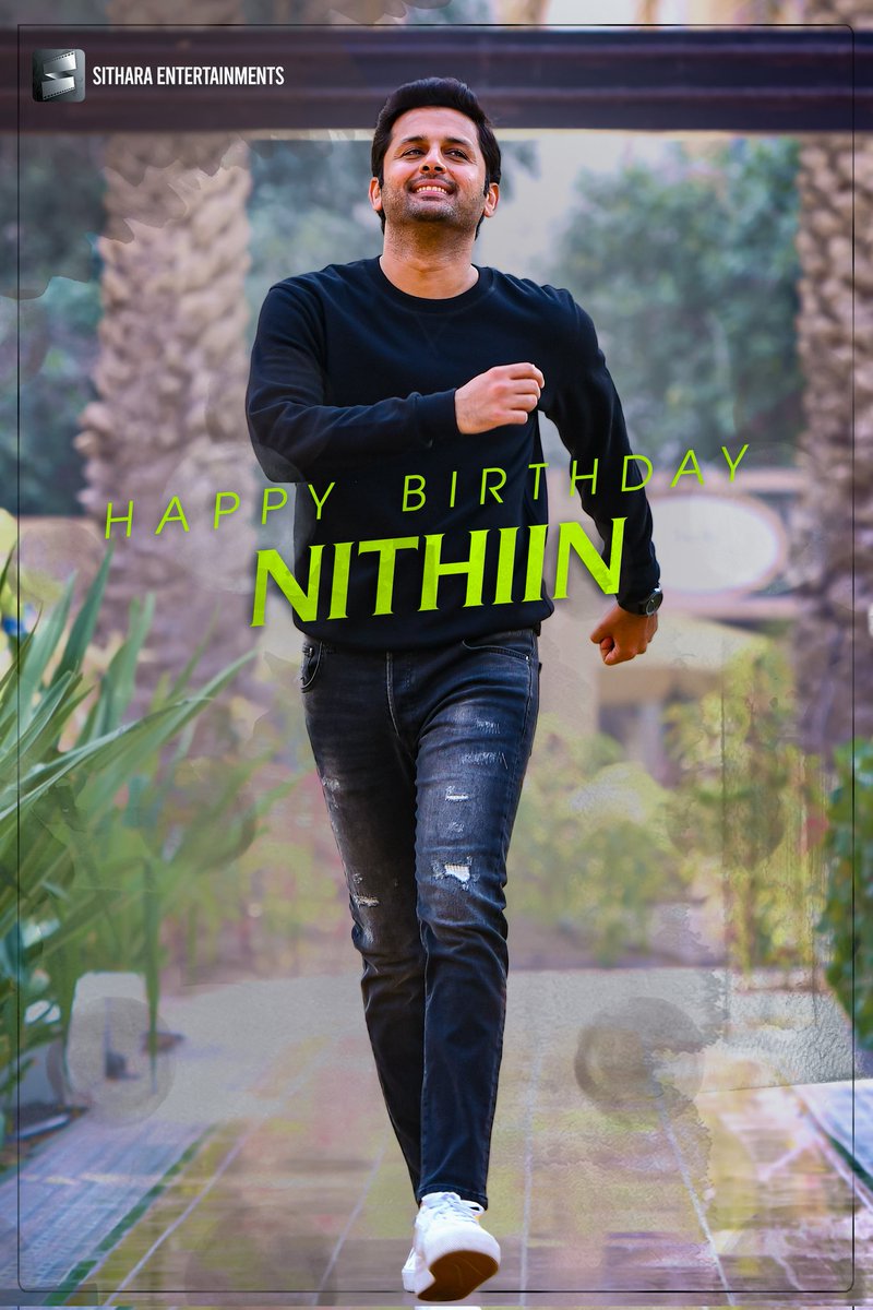 Here's wishing our @actor_nithiin garu a very happy birthday & a Blockbuster year ahead! ✨

#HBDNithiin