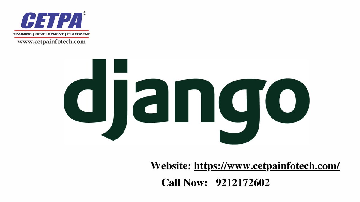 TaniVashist's tweet image. 🖥️Learn How To Start DJANGO.
👉Click Here: bit.ly/38cz0Ky
📱Call Now: 9212172602
#Django #Djangotrainng #Djangotraininginnoida
#Djangotrainingindelhi #Onlinedjangotraining #Onlinedjengocourse