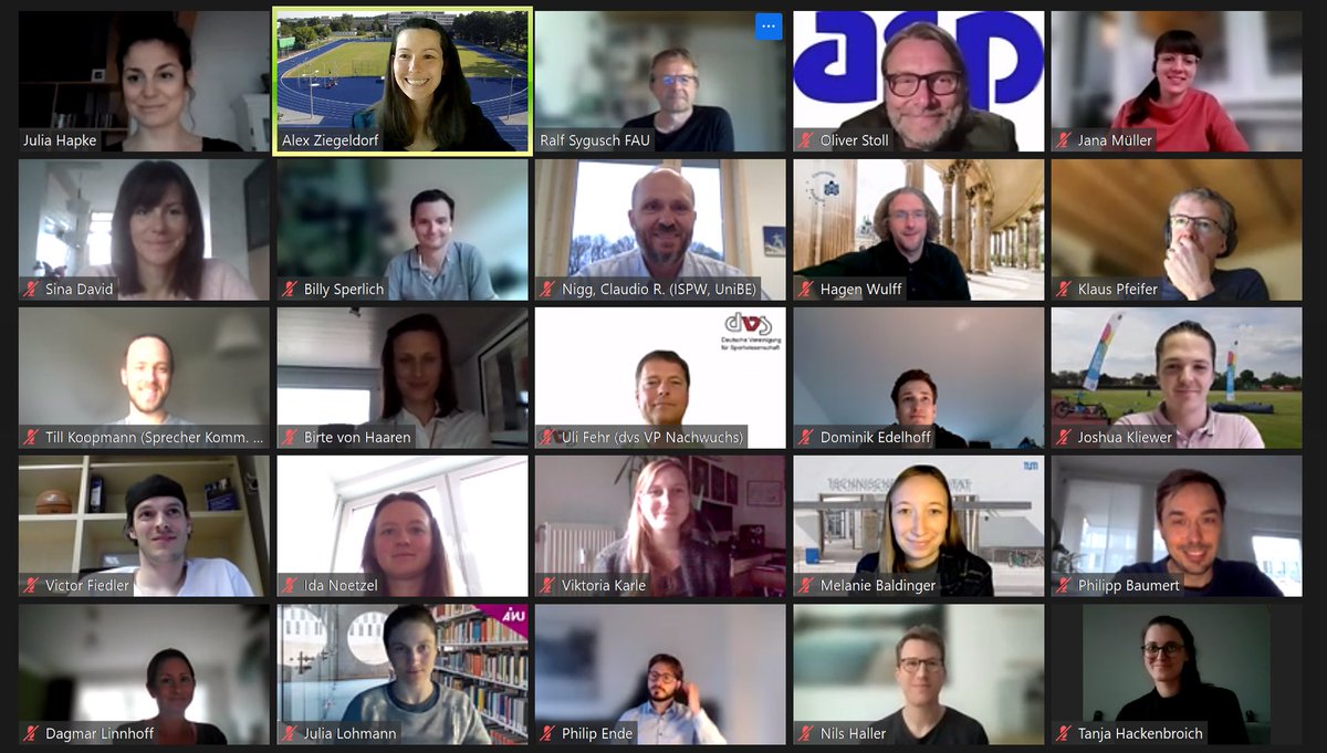 <a href="/SpowisNachwuchs/">Sportwissenschaftlicher Nachwuchs</a> @dvsHST2022 Erstes Netzwerktreffen des Mentoring-Programms der @dvs_Sportwiss und des <a href="/SpowisNachwuchs/">Sportwissenschaftlicher Nachwuchs</a> im Rahmen des @dvsHST2022. Vielen Dank an alle Beteiligten für den netten und spannenden Austausch!