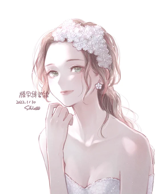 study/模写練習絵絵載せれてないからちょっと前に描いたやつあげとく 