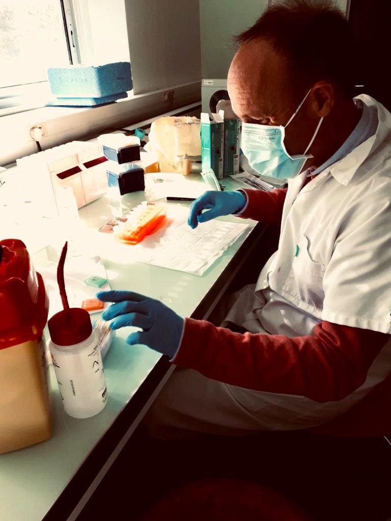 SMPFvox's tweet photo. 🐝#1000visagesdepathologistes Eric, pathologiste fait avancer la #Science. Être #pathologiste #chercheur #enseignant - diversité d’un métier au delà du #diagnostic https://t.co/4B9qYL5nQu