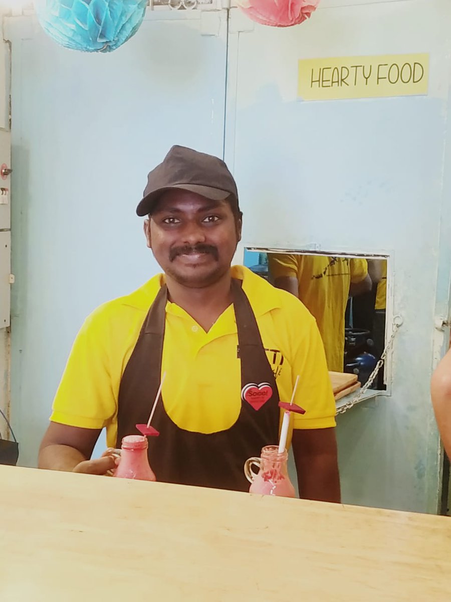 APD_India's tweet photo. APD's alumni Pandiyan, a #livelihoodcourse trainee, course sponsored by @techmahindracsr is now happily working at @mitti_cafe in #Banashankari.
An #inclusiveworkforce is the best!
#RetailTraining #DisabilityTraining #TrainingforDisability #PwDTraining #DisabilityJobs https://t.co/XekIbXcpOg