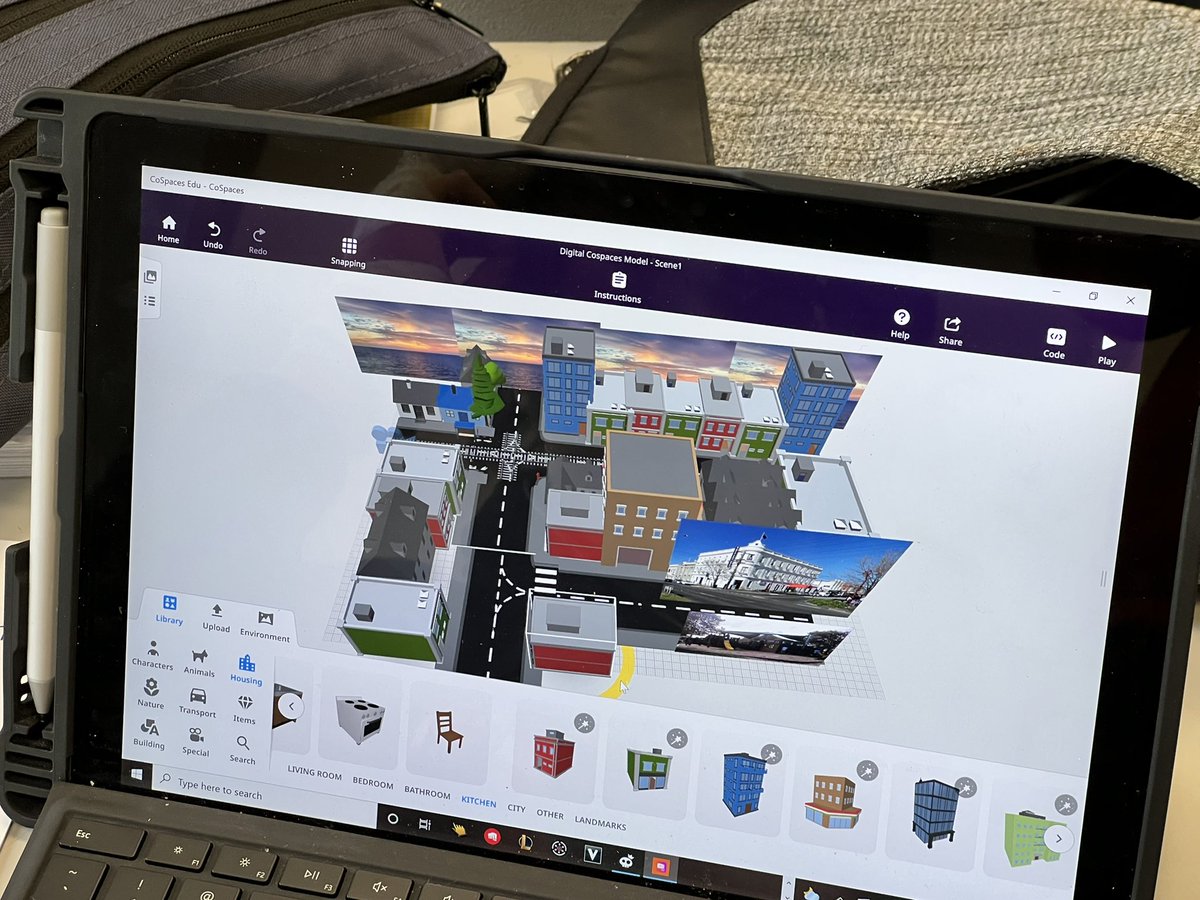 edwong010's tweet photo. Great to see the progress that the Year 7 students are making with the Humanities Places and Liveability task  with @its_maz #CoSpacesEdu #MCG #WindsorStation https://t.co/1c6bHKZSpE