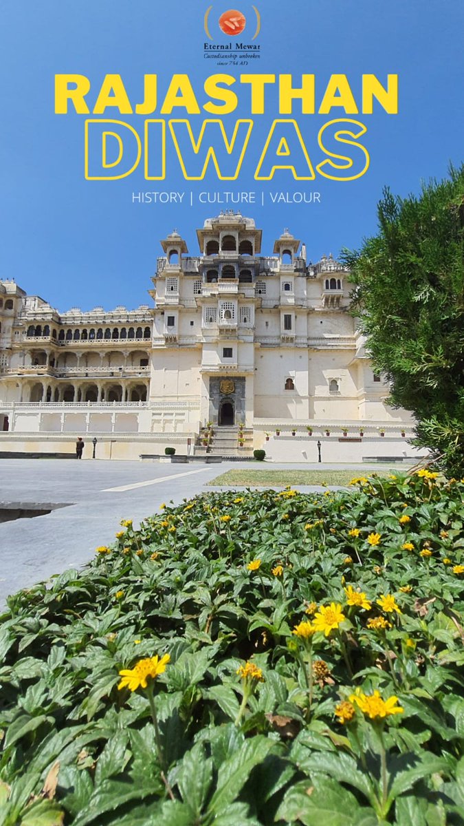 वीरों की गाथा इतिहास महान है संस्कृति से सजा जो नाम राजस्थान है.. Warm greetings of #RajasthanDay! #udaipur #mewar #rajasthan