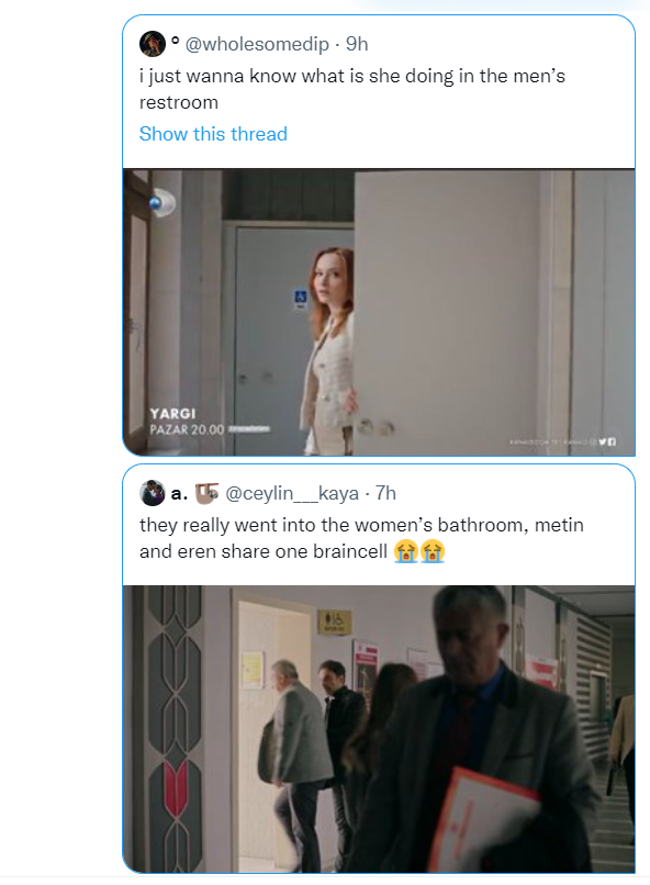LinesBlrd's tweet photo. So all the action in #Yargi is now in bathrooms, galiba! https://t.co/Niq7N6QQtI