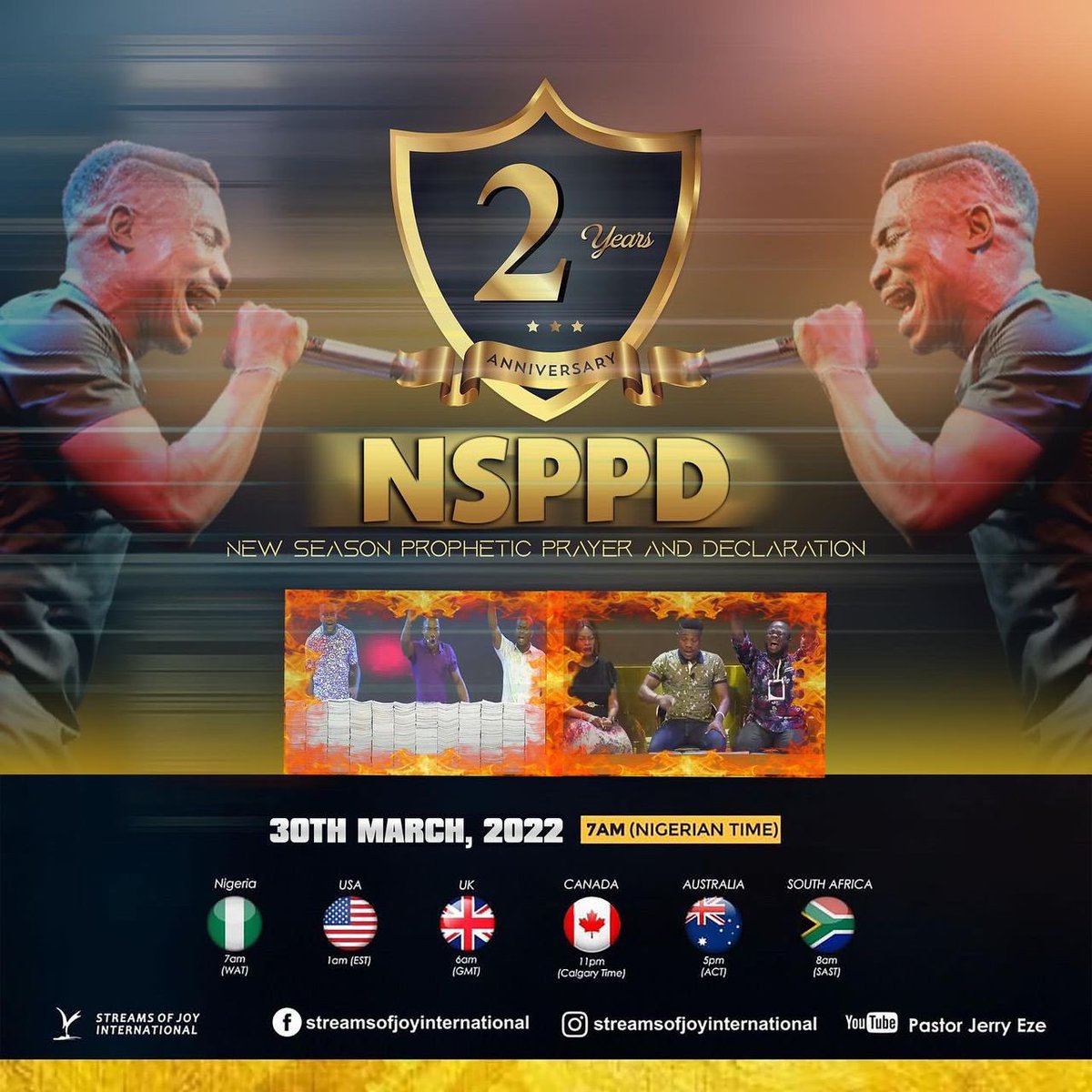 RealJerryEze's tweet photo. NSPPD IS 2 🔥🔥🔥

See all that the Lord has done 🔥🔥🔥

See You soon at the NSPPD Altar Of Fire 🔥🔥🔥

Declare after me - WHAT GOD CANNOT DO DOES NOT EXIST!!!

#NSPPDIs2
#7amfireprayers https://t.co/JxNdDgGcLg