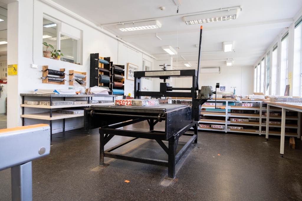 Megalo's new lithography press was delivered last week from The University of Newcastle on the back of a truck. Max will be setting up the press over the next few weeks to get it ready for printing.  A huge thank you also to Giselle from Newcastle for all her help getting it here
