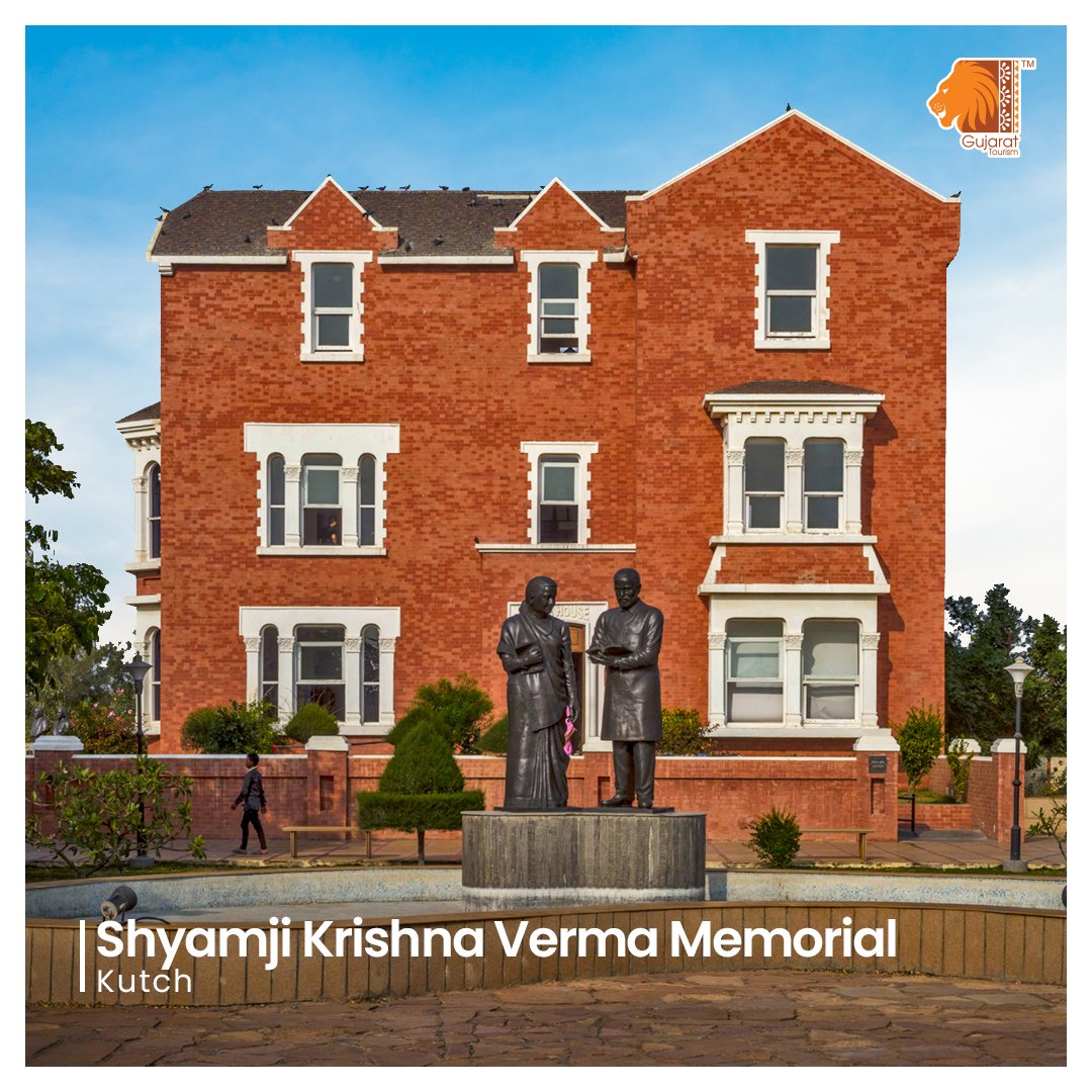 GujaratTourism's tweet photo. Born in 1857 in Mandvi, Kutch, Shyamji Krishna Verma was one of the foremost freedom fighters of India.
Today, on the day of his demise let us take a trip to the memorial that offers an insight into the valiance bravery of this great freedom fighter. https://t.co/sP3WOfNWZ7