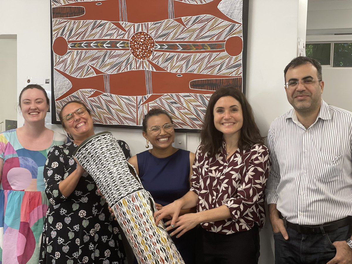 Enjoyed meeting the HQ team @YMCATOPEND from left to right: Alana, Liz, Malika and Mohammed and hearing how they support their teams on the ground in the Northern Territory.
<a href="/missalanajames/">Alana James</a>