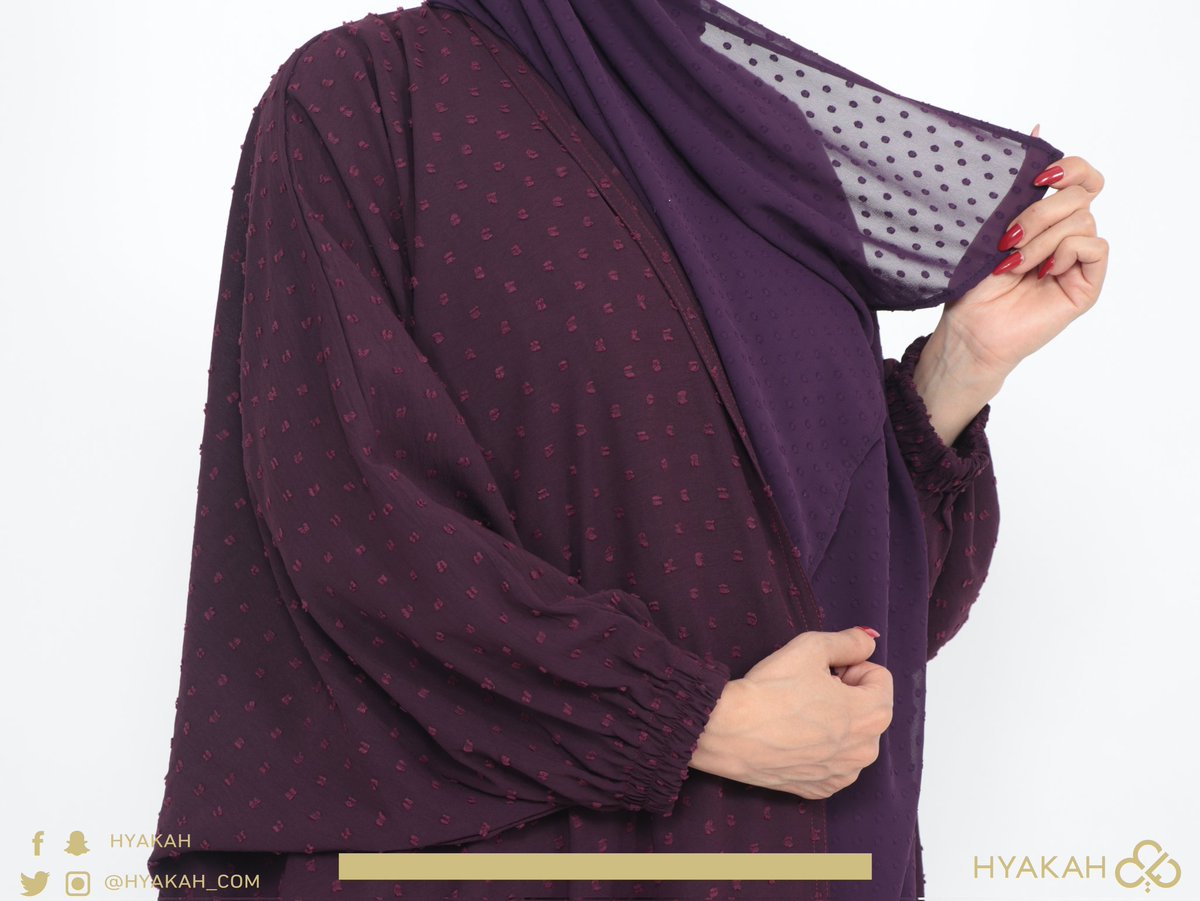 hyakah_com's tweet photo. عباية حياكة بخامة منقطة 
كود العباية 7018

عباية لف كشخة بلون أرجواني من حياكة ،، مصممة من قماش الكريب السعودي المنقط بشكل بارز وترافقها طرحة من نفس اللون 💜
سعر العباية 249 ريال
#عبايات_حياكه #عبايات #اعلان #الرياض_الان #رمضان #المدينه_المنوره #السعودية #ترند_السعودية #تويتر https://t.co/aF8xsgl2cK
