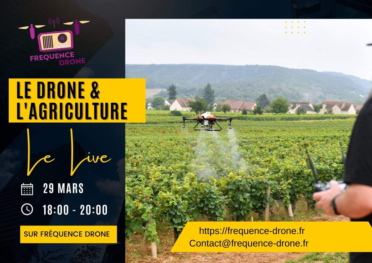 FrequenceDrone's tweet photo. Merci aux intervenants d'hier soir lors de l'émission :le drone et l'agriculture.
Si des sujets particuliers vous intéressent, n'hésitez pas à nous envoyer vos questions à contact@frequence-drone.fr
#frequencedrone #podcast #webradio #drone #uas #uav #rov #ugv #robot https://t.co/qcc1O3FJg6