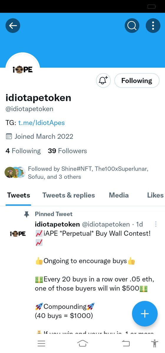 B S C Gainer(Fallow Back) tweet media