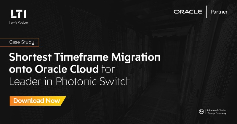 ltm_ofcl's tweet photo. The swiftest ever Oracle Cloud migration! See how we did it https://t.co/V4d5hVf872 #LTIXOracle #OracleCloud #CloudMigration #LetSolve