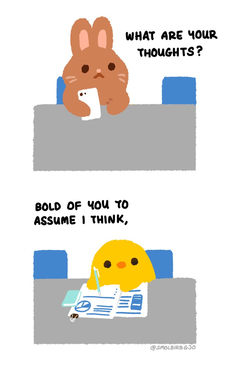 smolbirbgjo's tweet image. please let me know where I can rent some braincells I am desperate