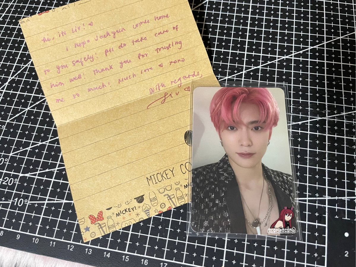 eyaaeab's tweet photo. {💌}#chea_mails
hello pooo @haeynmail jaehyun arrived safely po tysm for letting me adopt him po❤️❤️❤️
#lovelivie https://t.co/ufZ9yQ6Zq1