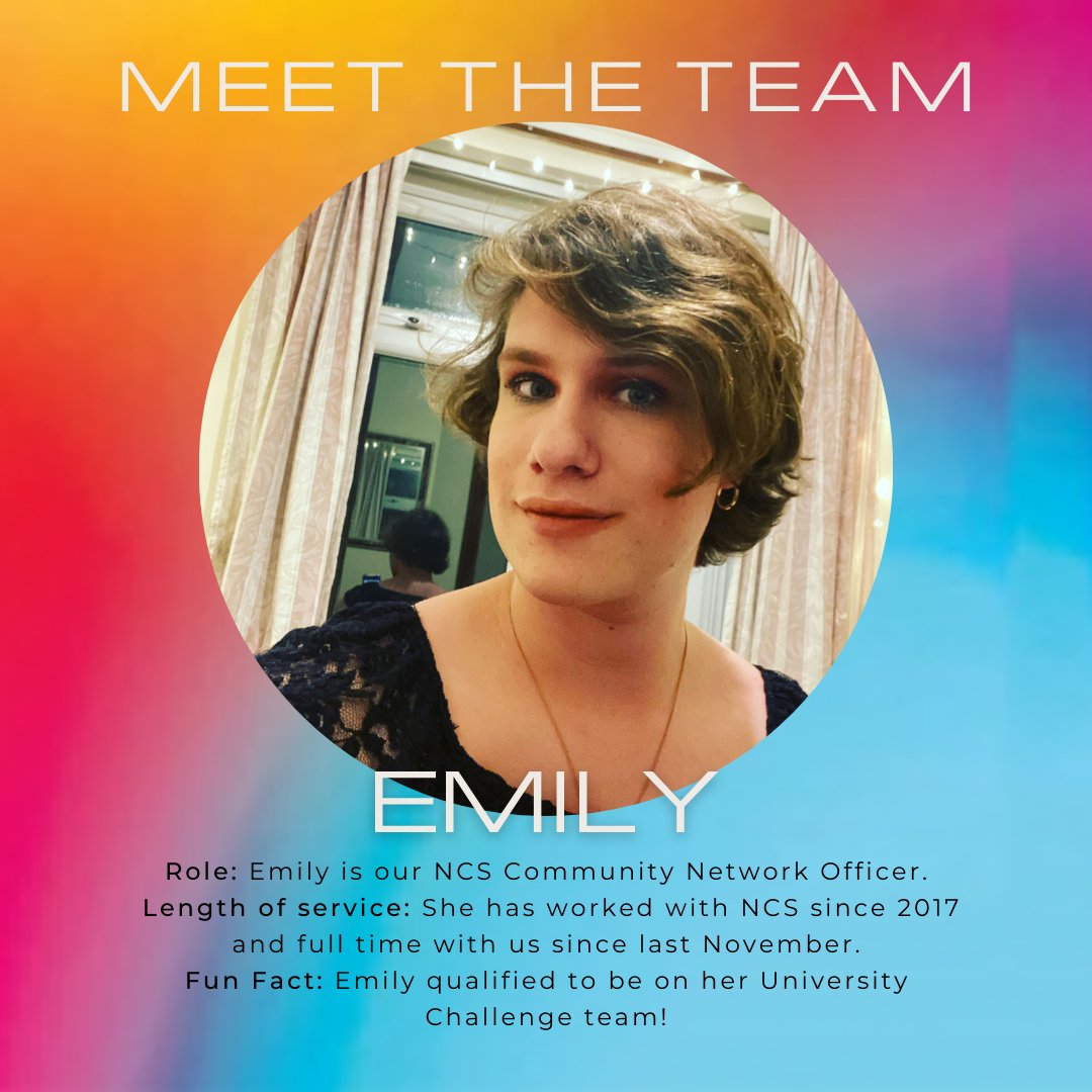 Meet Emily, our NCS Community Network Officer!

#ncs
