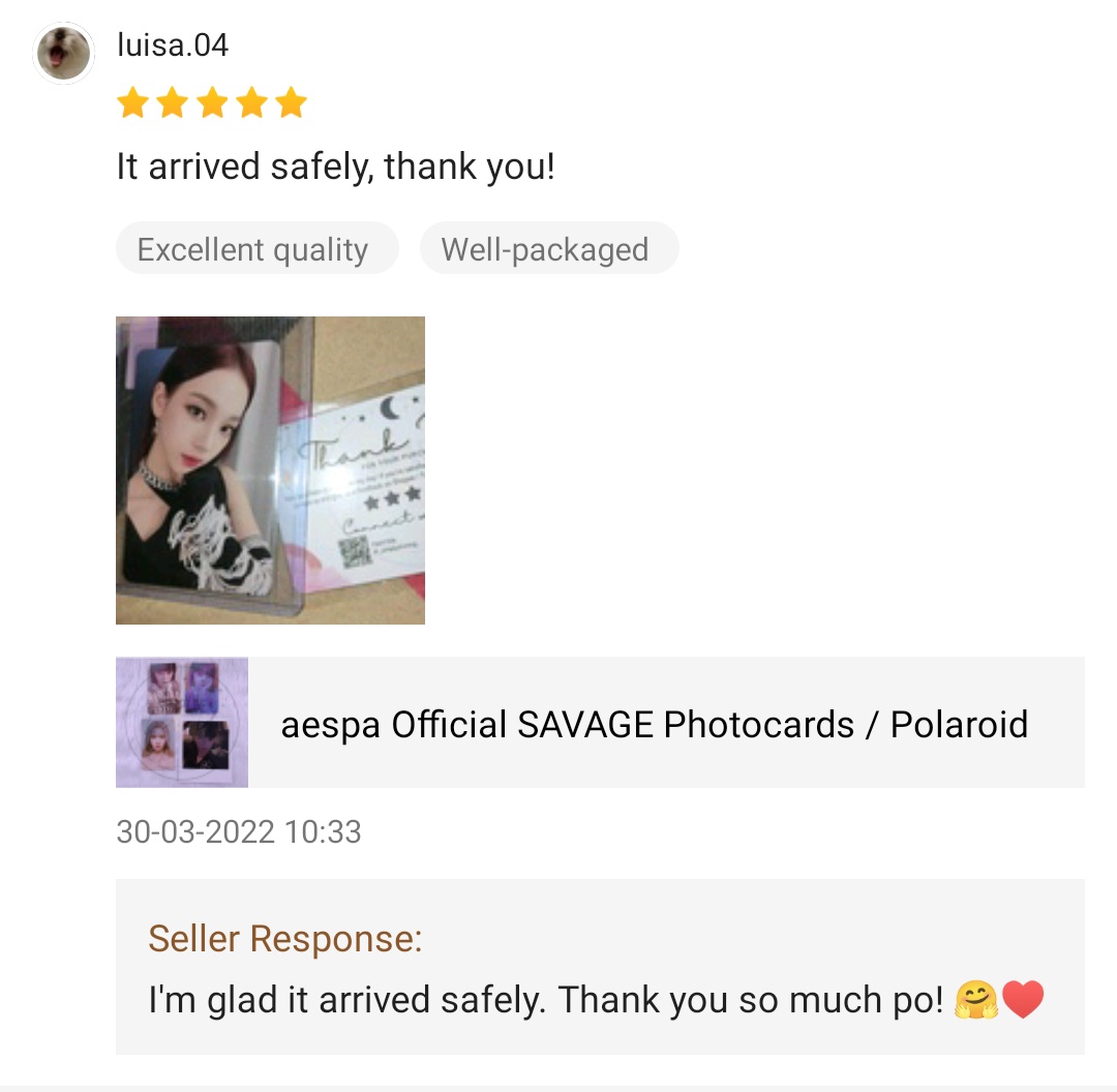 _simplyshining's tweet photo. #simlee_proofs
Feedback from a Shopee buyer! 🤩 https://t.co/1Jv4k89BwJ