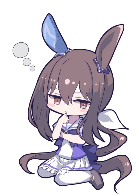 「カレーか…パスタか…」
#ウマ娘 
#アドマイヤベガ 