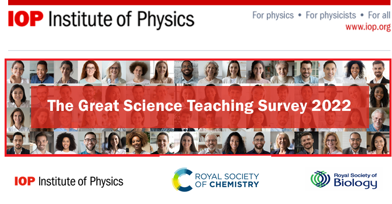 IOPTeaching's tweet image. Take part in our survey and help us understand the rewards &amp;amp; challenges of science teaching &amp;amp; provide robust evidence about education in 2022. 

Complete the survey by 8 April and you could win £100 (4 prizes per Nation).

👉iop.org/WeTeachScience…

#WeTeachScience #ITeachPhysics