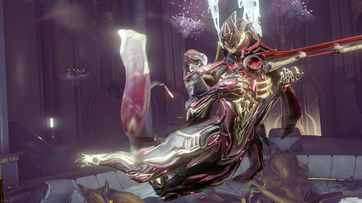 ClassicSilkyr's tweet photo. Happy 9th Anniversary, @PlayWarframe These Dex Skins are always so pretty and shiny!^^ #fashionframe https://t.co/eCGnOBefSh