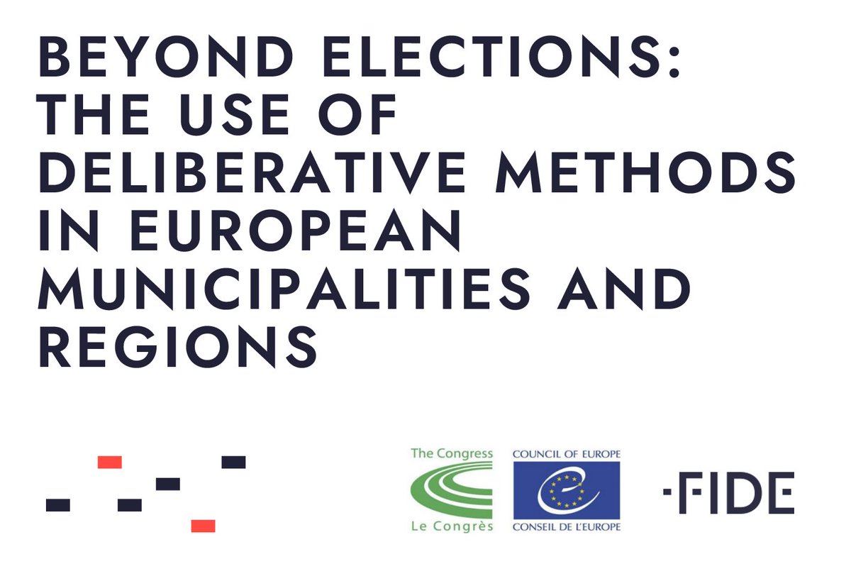 FIDEurope's tweet photo. Based on @FIDEurope contributions, @coe has published a report on Citizens’ Assembly guidelines for municipalities. A step further toward the implementation of deliberative processes at the local level. 
https://t.co/D2MDi8a9hF https://t.co/iDpQNhXnbQ