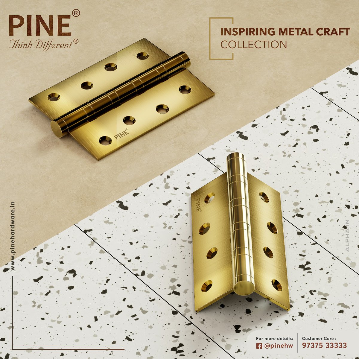 HardwareSamachr's tweet photo. Inspiring metal craft collection of PINE door hinges!!
Steel Tech Industries 
Contact: Mr. Sagar Mavani - +91 9824553333
#pinehardware #FurnitureFitting #Hinges #Hingesfordoor #HingesStore #HingesManufacturer #hingehardware #doorhinges #cupboardhinges #cabinethinge #doorfitting https://t.co/t03k59Nm9e