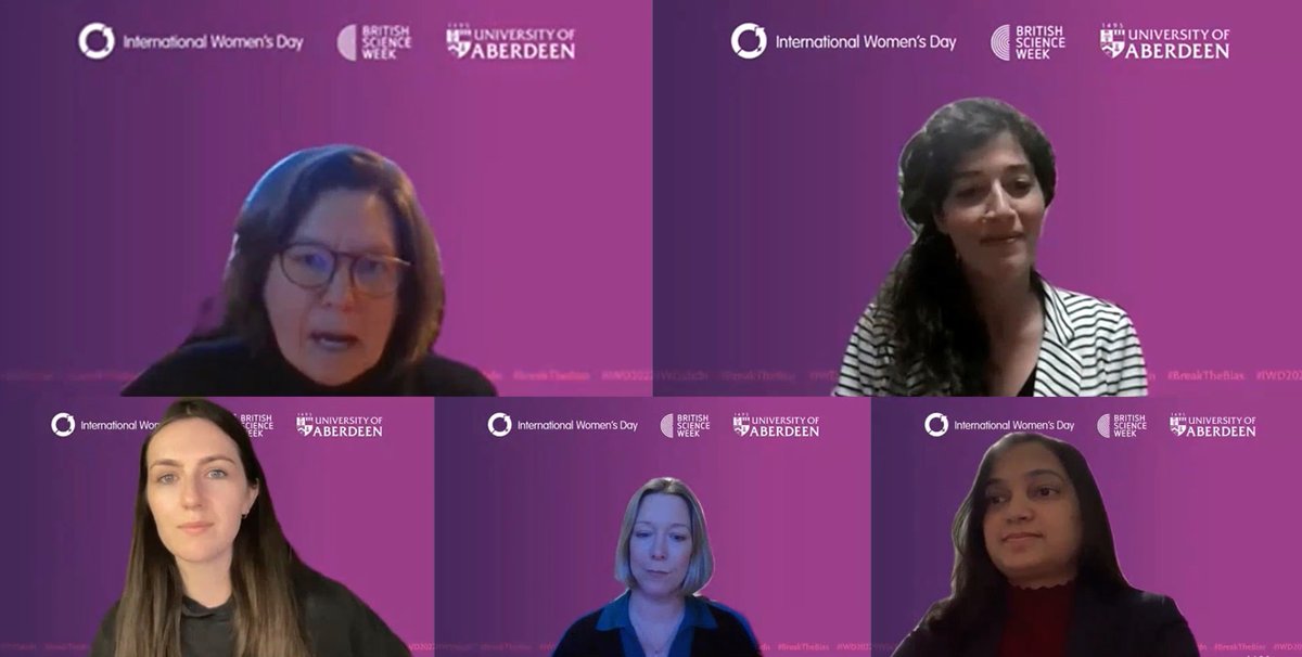 Our very own Dr Shamima Haque participated in a panel discussion on "Amplifying Women's Voices for Climate Change" as part of the University of Aberdeen’s week's celebrations on International Women’s Day. bit.ly/3NxvWZK #climatechange #InternationalWomensDay2022