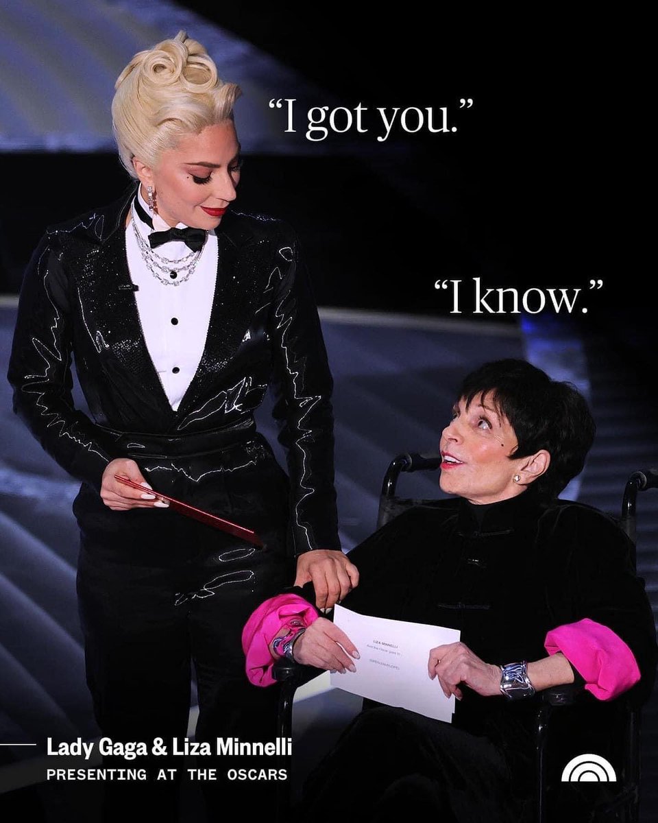 DivasOther's tweet photo. https://t.co/34DPpdOqKs

SUPPORT LOVE❤️, not hate!
What we saw, during the latest Oscars cerimony , between legend/ icon @officiallizaminnelli ❤️🎵and @ladygaga ❤️🎵is inspirational. We saw two women in connection and spreading love❤️!
Forget about what @willsmith ...( more) https://t.co/ryI7wcLXAN