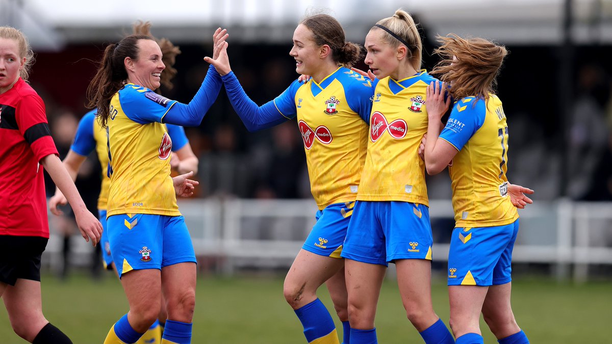SaintsFCWomen's tweet photo. 📆 6 games
✅ 4 wins
⚽️ 12 goals

One final game to go in March 👊 https://t.co/dORMTcg53Z