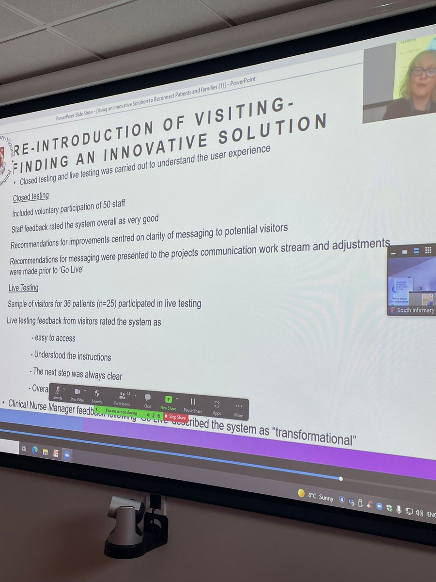 South Infirmary Victoria University Hospital (@sivuh) on Twitter photo Our Colleague Breeda Kelly ADON project lead, presenting on the introduction of <a href="/YellowSchedule/">YellowSchedule</a> in the <a href="/SIVUH/">South Infirmary Victoria University Hospital</a> and its benefits in facilitating the re-introduction of visiting. Our Colleague Breeda Kelly ADON project lead, presenting on the introduction of <a href="/YellowSchedule/">YellowSchedule</a> in the <a href="/SIVUH/">South Infirmary Victoria University Hospital</a> and its benefits in facilitating the re-introduction of visiting.