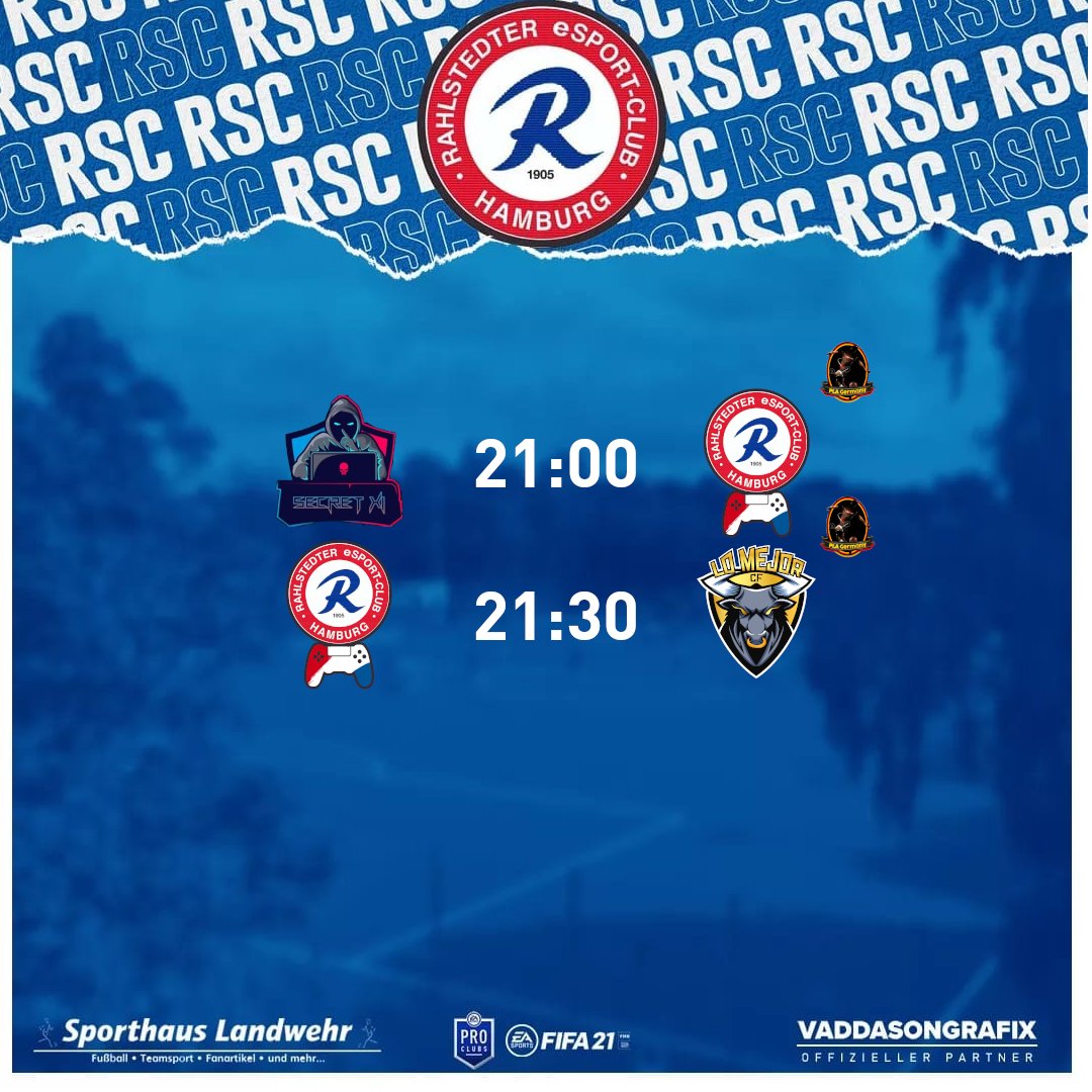 RSCeFootball's tweet photo. Heute geht es in der PLA 2 weiter mit 2 Spielen. Wir werden alles geben für einen 6 Punkte Abend!

#proclubs #ps4 #pla #rsc https://t.co/iyF1CNJDwe