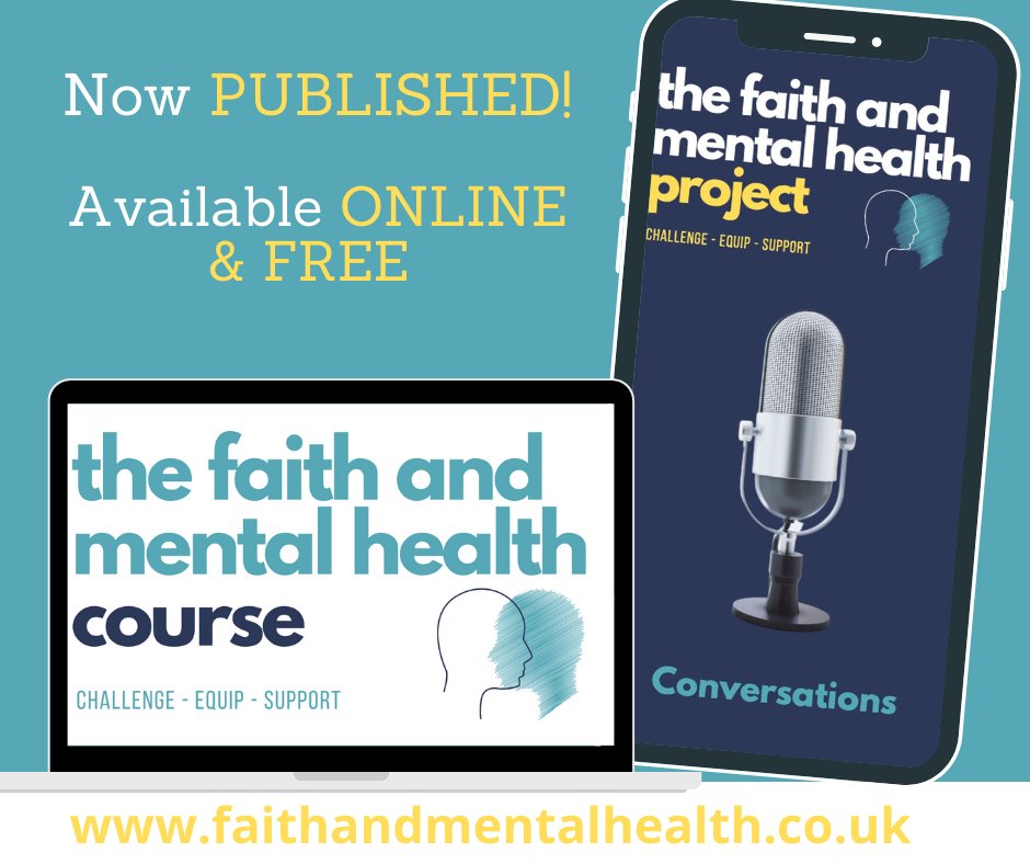 Robinson_Linds's tweet image. 📢JUST PUBLISHED 📢

Course &amp;amp; Conversations by The Faith and Mental Health Project! 

THANK YOU to everyone who's supported and been part of this work over the last year! 

Debz (@impossiblemh) and I hope this continues to  challenge, equip and support.  

faithandmentalhealth.co.uk