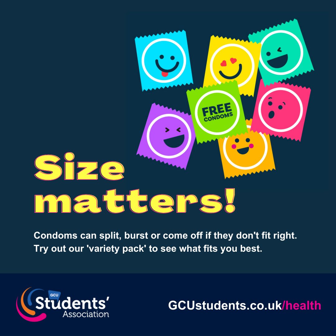 GCUstudents's tweet photo. Collect a free 12-pack of condoms from our Advice Centre Mon–Fri 9am–5pm. Try a variety pack if you're new to using condoms or haven't tried the Free Condoms range yet—see what fits best! https://t.co/0fnGj3JSki
#GCUstudents #FreeCondoms @GCU_StudentLife @gcuwellbeing https://t.co/OswfJRMiG6