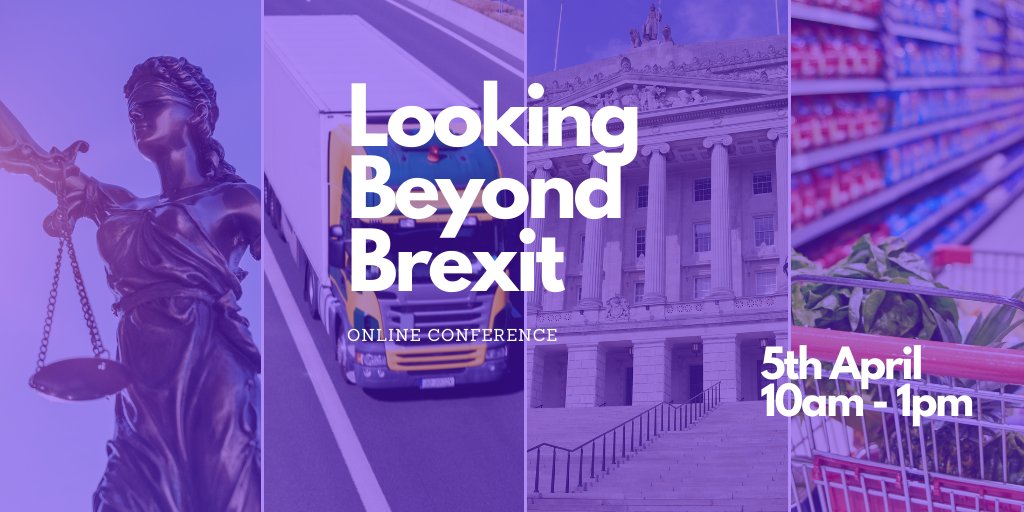 Interested in the current and future challenges of EU withdrawal, the Ireland-NI Protocol and local impacts? Then don't miss our 'LOOKING BEYOND BREXIT' conference on the 5th April. <a href="/CCBSCrossBorder/">Centre for Cross Border Cooperation</a> <a href="/hayward_katy/">Katy Hayward</a> <a href="/PPR_Org/">PPR</a> <a href="/PILSni/">Public Interest Litigation Support</a> <a href="/CAJNi/">CAJ</a> Register here bit.ly/3IQPuEE