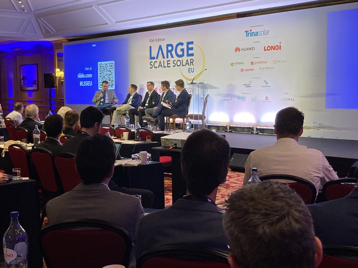 _SolarEnergy's tweet photo. Our next panel is covering: O&M in a Crowded Market, a huge thank you to #WiseEnergy @ypatiosm #Wattcrop @novasourcepower #Prediktor @Encavis for sharing your insights!
#largescalesolar #solar #technology #energytransition https://t.co/B0Z4vlrpjc