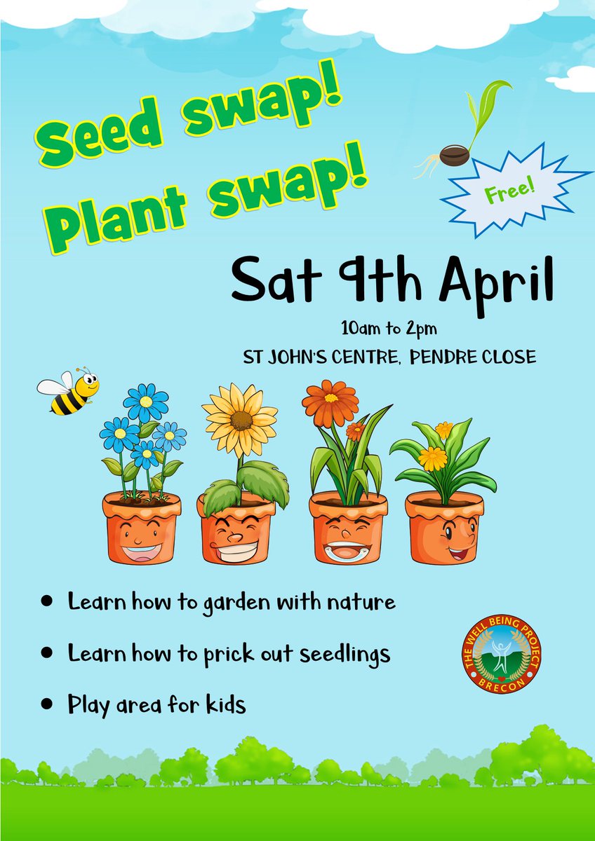john_centre's tweet photo. Our second seed/seedling swap is on Saturday April 9th! Come along and see if we've got what you need - donations in advance welcome. https://t.co/t7S9ZgXVZ0