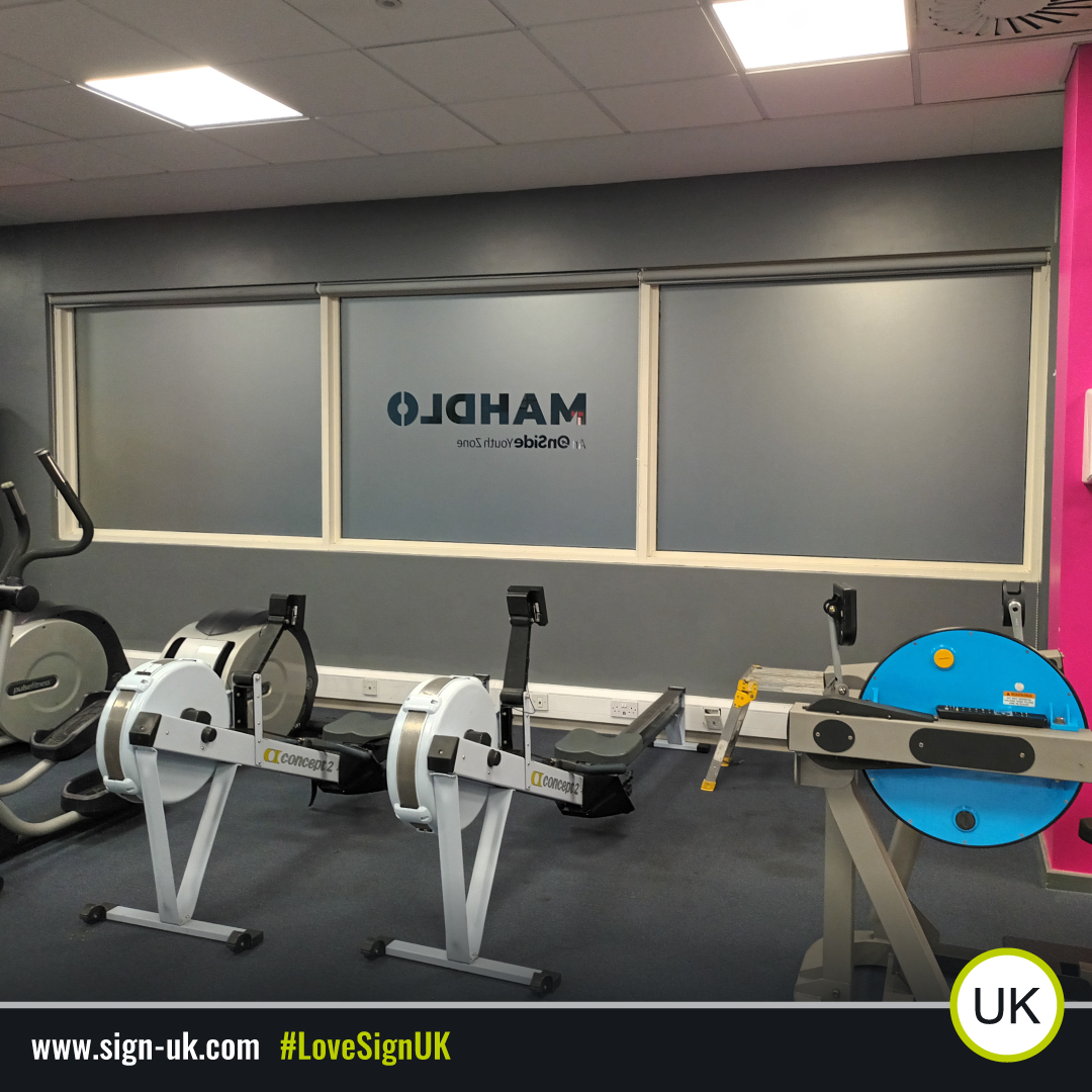 Sign_UK's tweet photo. Silver etch vinyl is a great way to make a room more private but still allow light to shine through. We can even cut your logo in it to break it up a bit, like we did for @mahdloyouthzone! Get in touch for a quote!

#SignUK #MahdloYouthZone #Oldham #Windowgraphics #LoveSignUK https://t.co/OJ451zbGzt