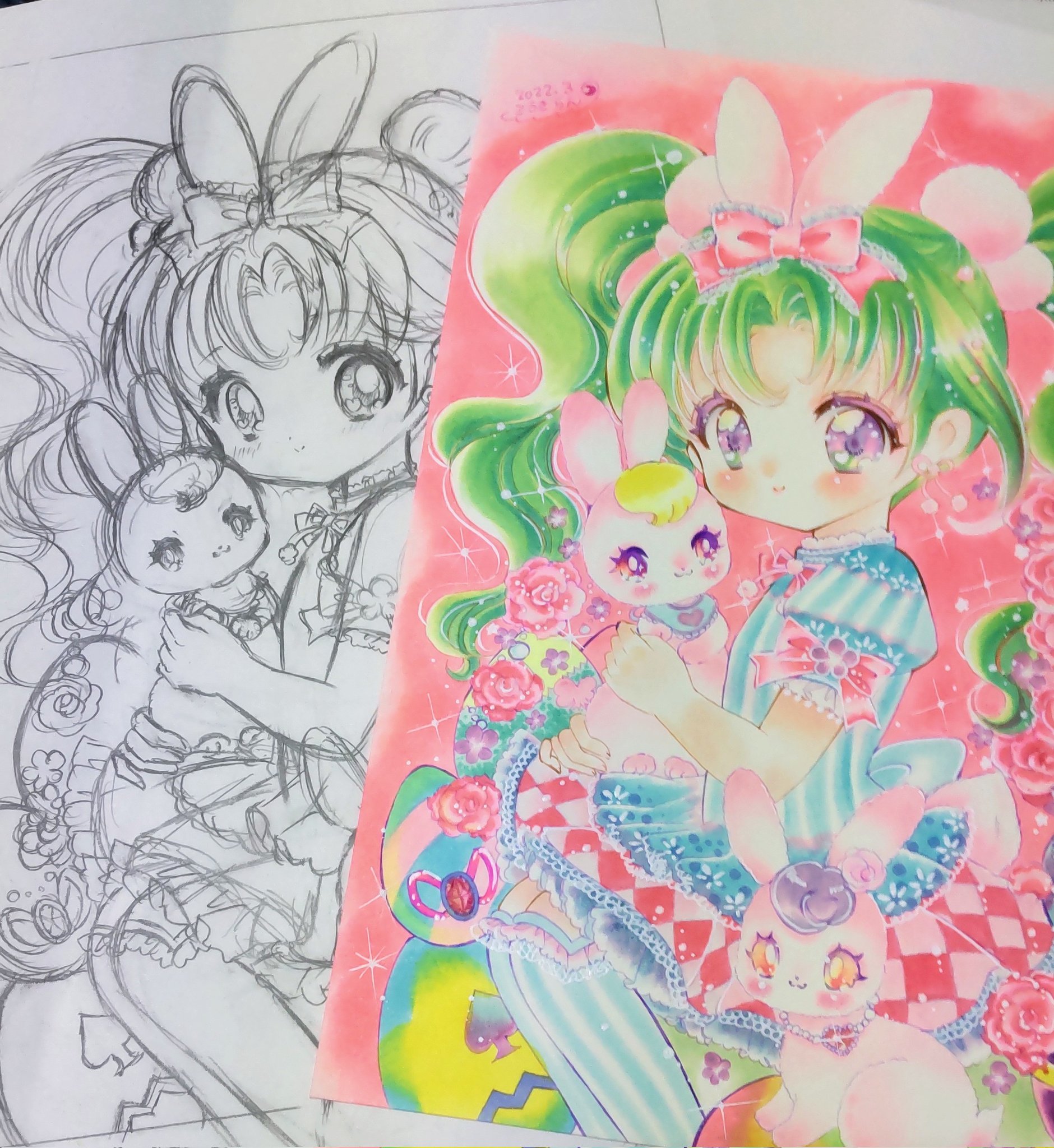 月ねこ星ねこぷろじぇくと/こうきらん (@mooncatstarcat) / X オリジナル 手描きイラスト 月ねこ星ねこぷろじぇくと