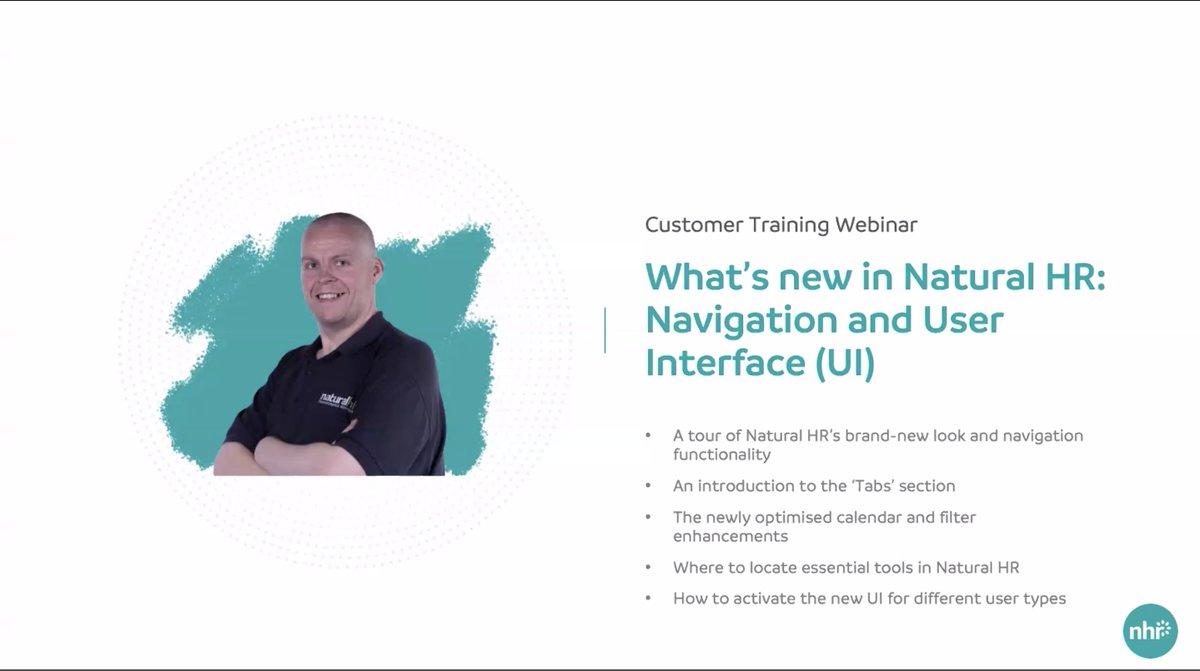 naturalhr's tweet photo. 🎉 | #NHRTraining
Today's customer training webinar is now underway!
Natural HR's CEO, Jason Dowzell will be delving into the beautiful new platform that has been designed to deliver a more straightforward yet impactful experience for you and your employees.
#HRSoftware #UI https://t.co/nPqFSdqmFY